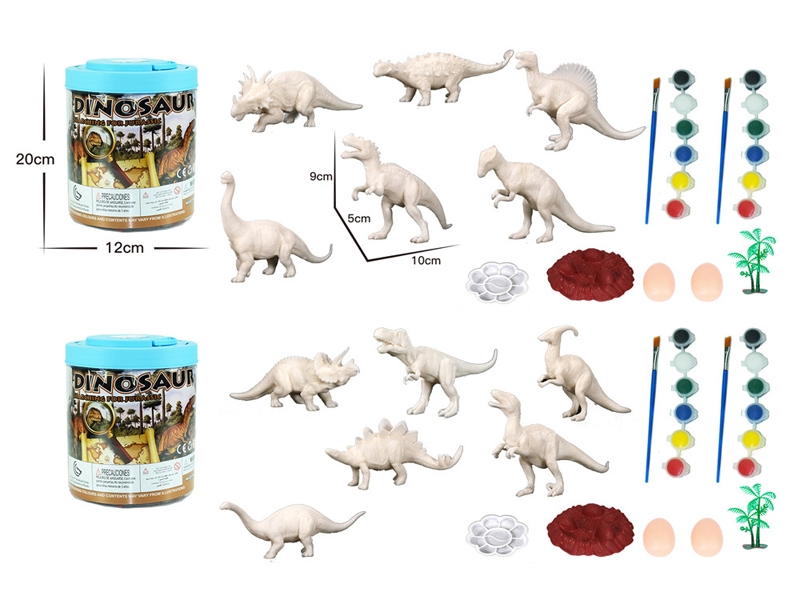 PAINTED DINOSAUR (2 ASST.) - HP1175169