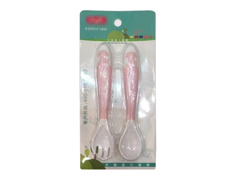 BABY BENDABLE SPOON& FORK FEEDING SET - HP1175882