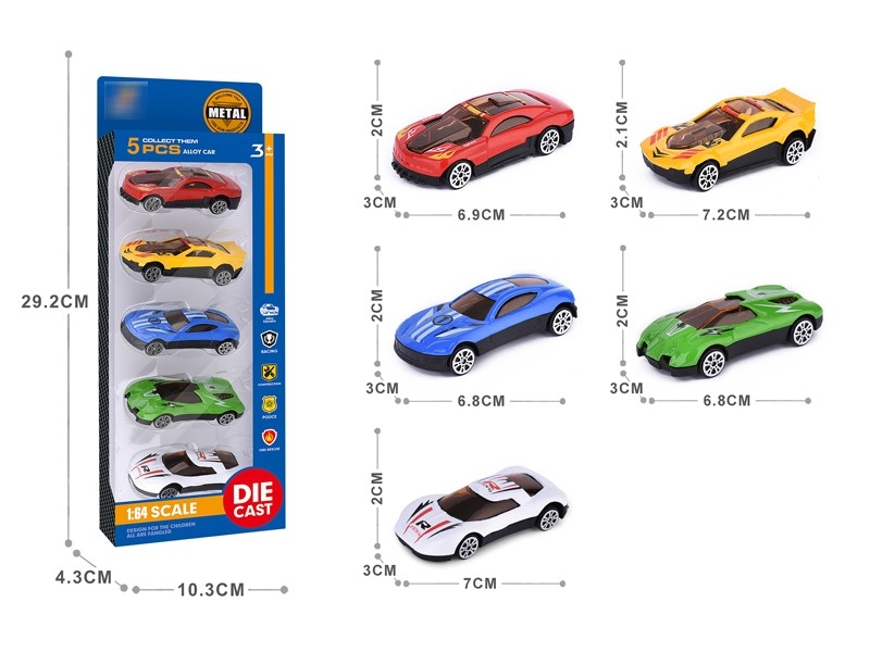 1:64 FREE WAY DIE-CAST CAR 5PCS - HP1176624