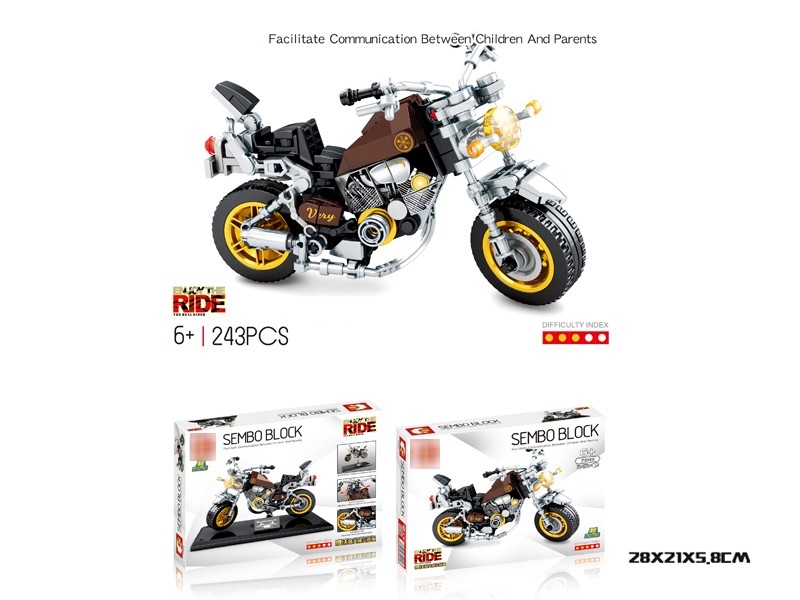 MOTORCYCLE SERIES BLOCKS 243PCS - HP1177099