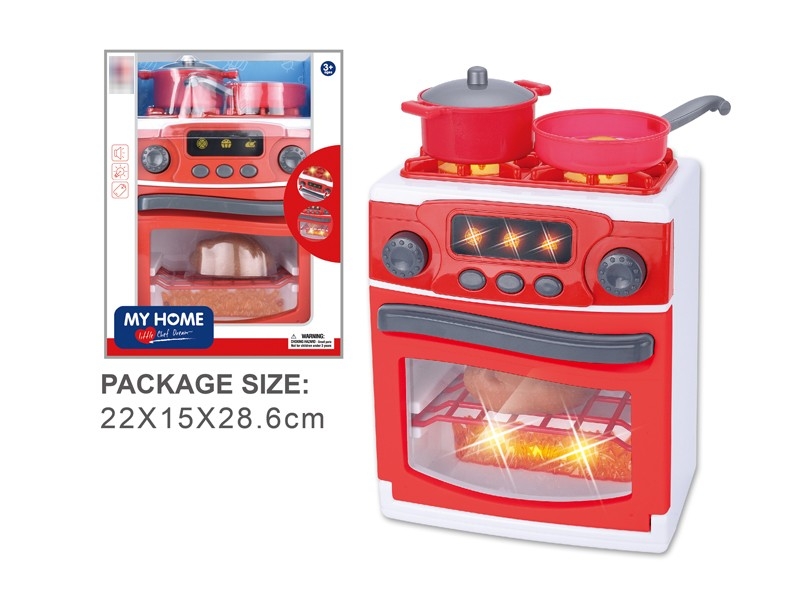 B/O KITCHEN SET W/LIGHT & SOUND，NOT INCLUDED BATTERY - HP1177161