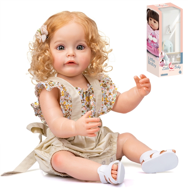 55CM HIGH SIMULATION SILICONE DOLL W/ACCESSERIES (HAIR TRANSPLANT, THE DOLL HAS REPRODUCTIVE ORGANS) - HP1177617