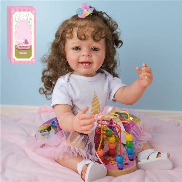 55CM HIGH SIMULATION SILICONE DOLL W/ACCESSERIES(THE DOLL HAS REPRODUCTIVE ORGANS) - HP1177687