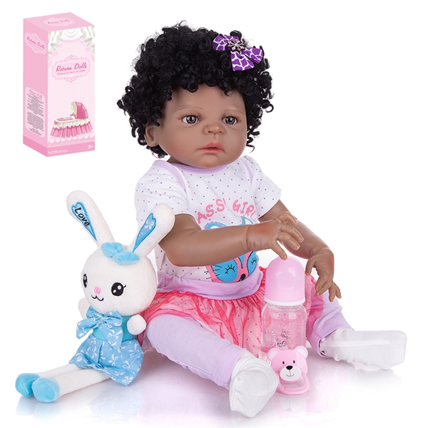 56CM HIGH SIMULATION SILICONE DOLL W/ACCESSERIES(THE DOLL HAS REPRODUCTIVE ORGANS) - HP1177694