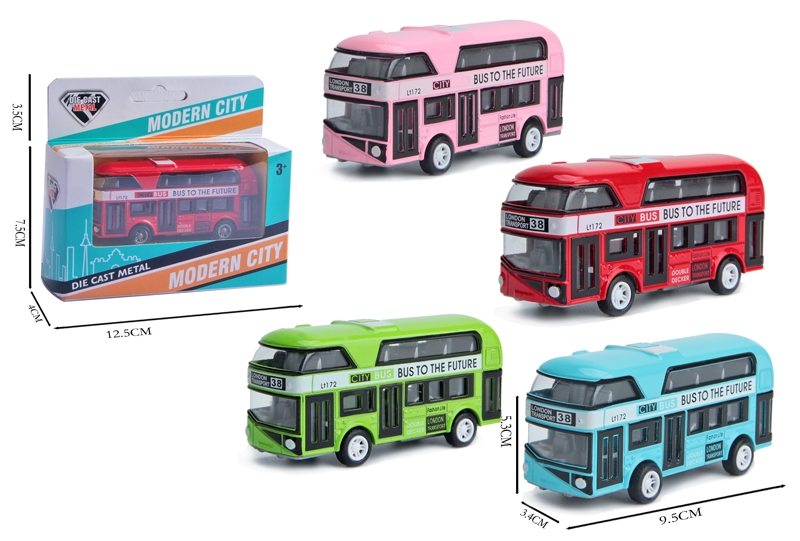 PULL BACK DIE-CAST BUS - HP1177809