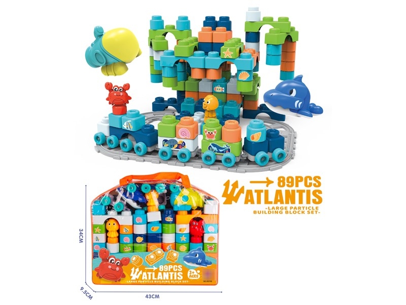 BUILDING BLOCKS 89PCS - HP1178635