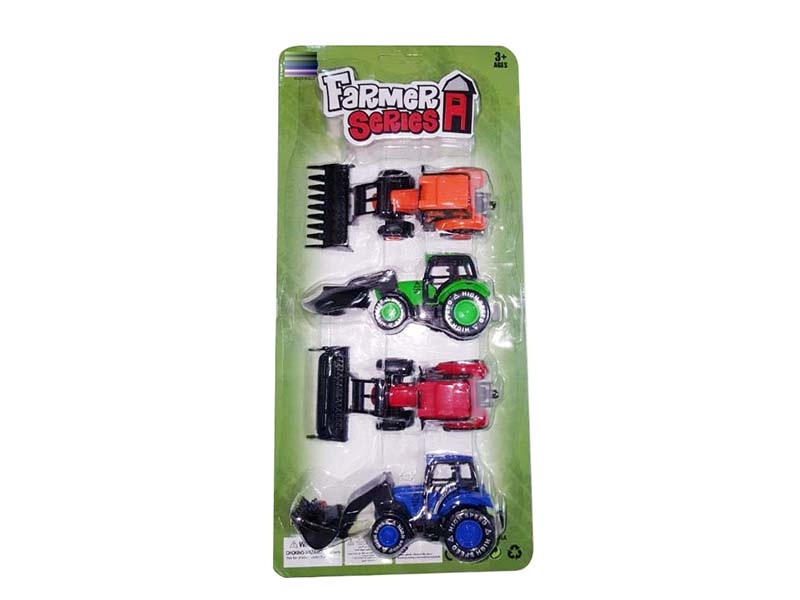 PULL BACK FARMER TRUCK 4PCS - HP1178658