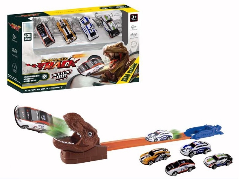 DINOSAUR CATAPULT TRACK SET (IRON CARS) - HP1179537