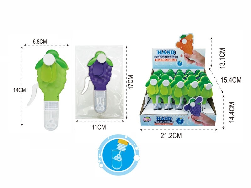 HAND PRESSURE FAN (20 PCS/DISPLAY BOX) - HP1179724