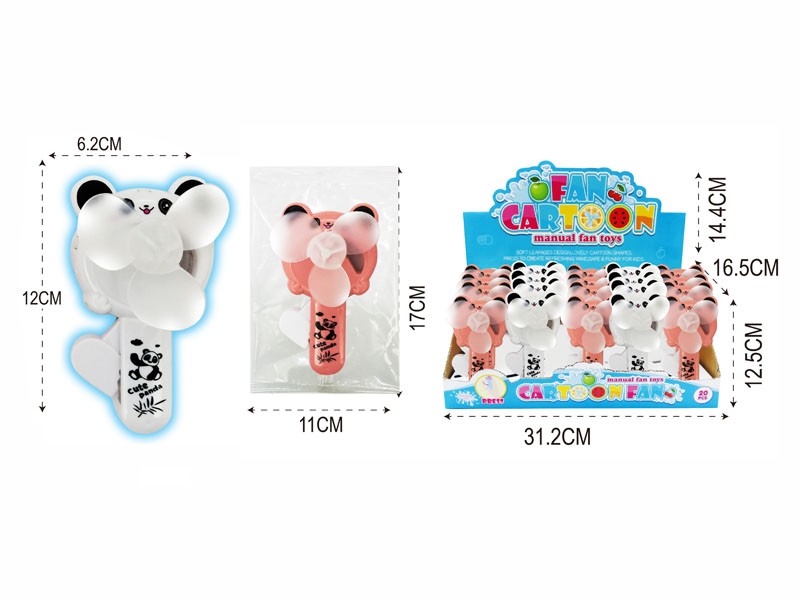 HAND PRESSURE FAN (20 PCS/DISPLAY BOX) - HP1179731