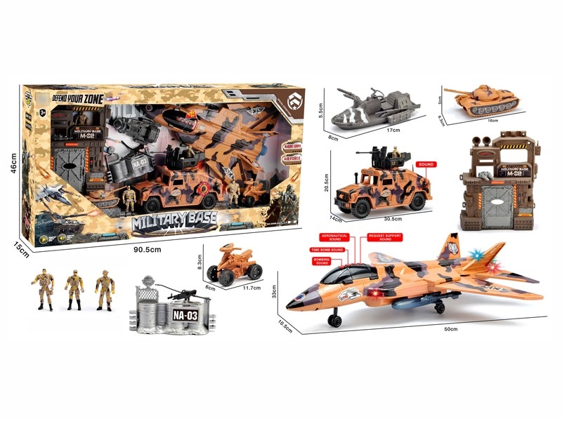 MILITARY SET (W/LIGHT & SOUND, INCLUDED BATTERY) - HP1179934