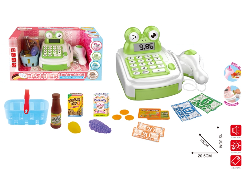 CASH REGISTER W/LIGHT & SOUND，NOT INCLUDE BATTERY - HP1181135