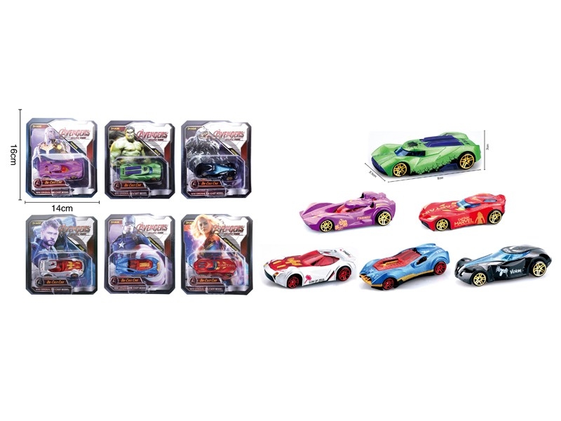 FREE WAY DIE-CAST CAR,6ASST - HP1182209