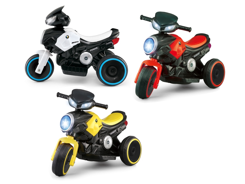 B/O CHILD MOTORCYCLE W/LIGHT & MUSIC,RED/YELLOW - HP1182692