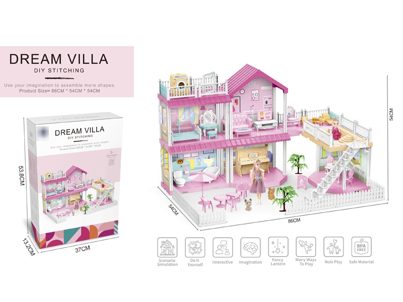DIY VILLA W/LIGHT - HP1182830