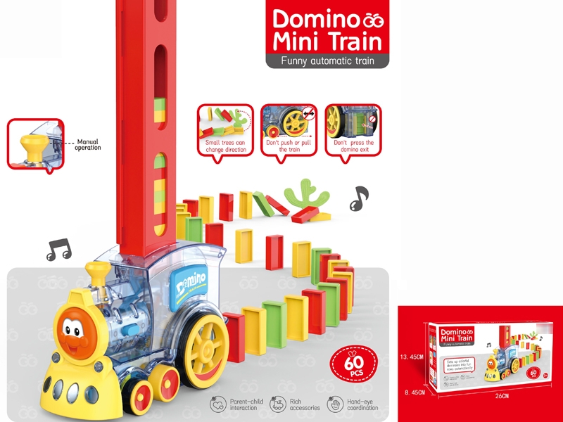 B/O TRAIN WITH DOMINO 60PCS - HP1182944