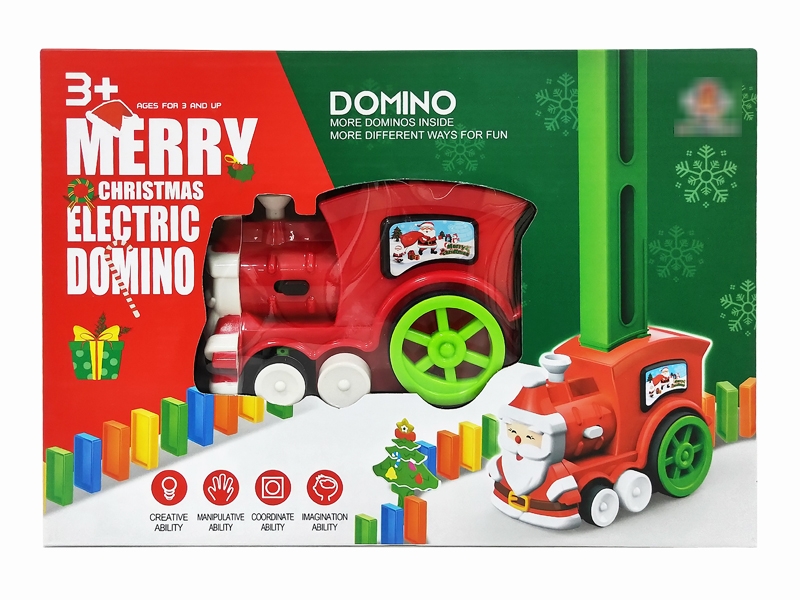 B/O TRAIN WITH DOMINO 90PCS - HP1182946
