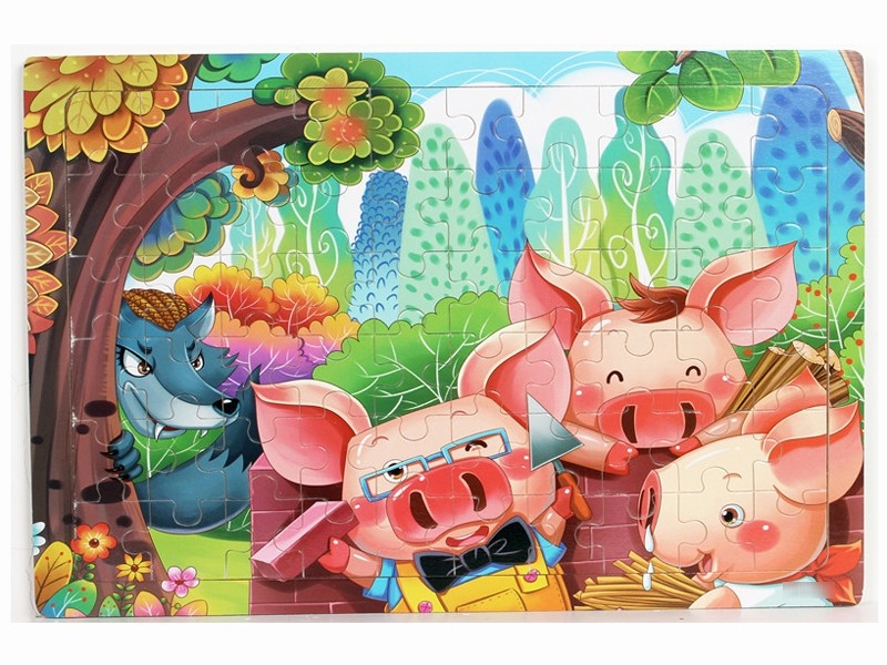 WOODEN PUZZLE 60PCS - HP1182993