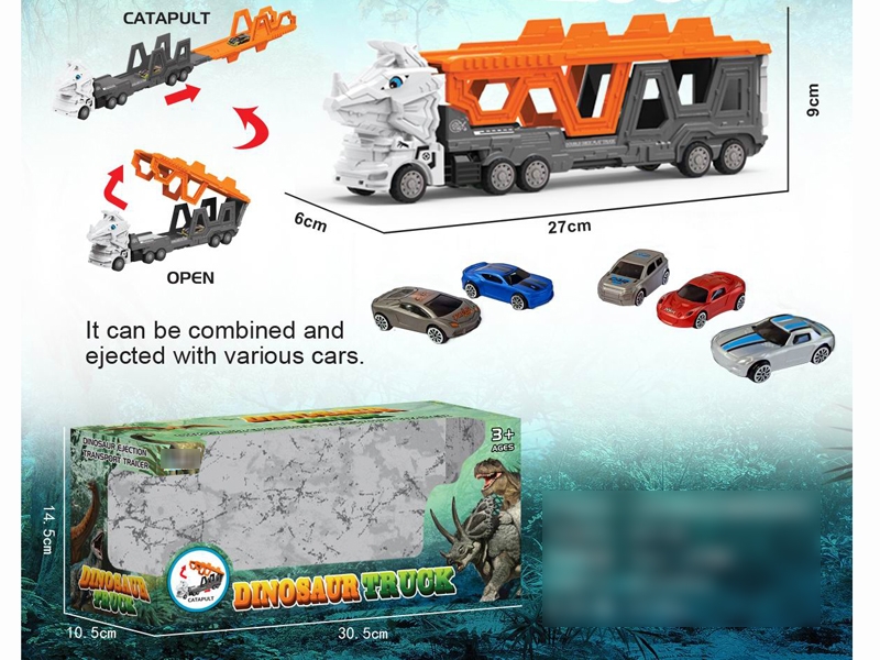 PRESS & GO DINOSAUR TRUCK - HP1183163