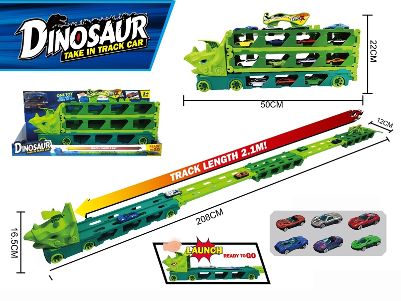 PRESS & GO  RAIL WAY W/ DIE-CAST CAR - HP1183527