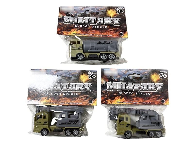 PULL BACK SOLDIER PLAY SET，3ASST - HP1183584