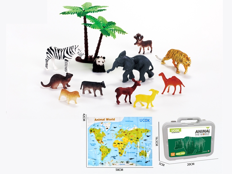ANIMALS PLAY SET 30PCS - HP1184255