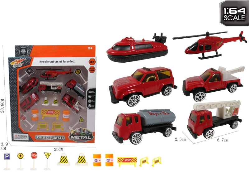 FREE WAY DIE CAST FIRE ENGINE - HP1184301