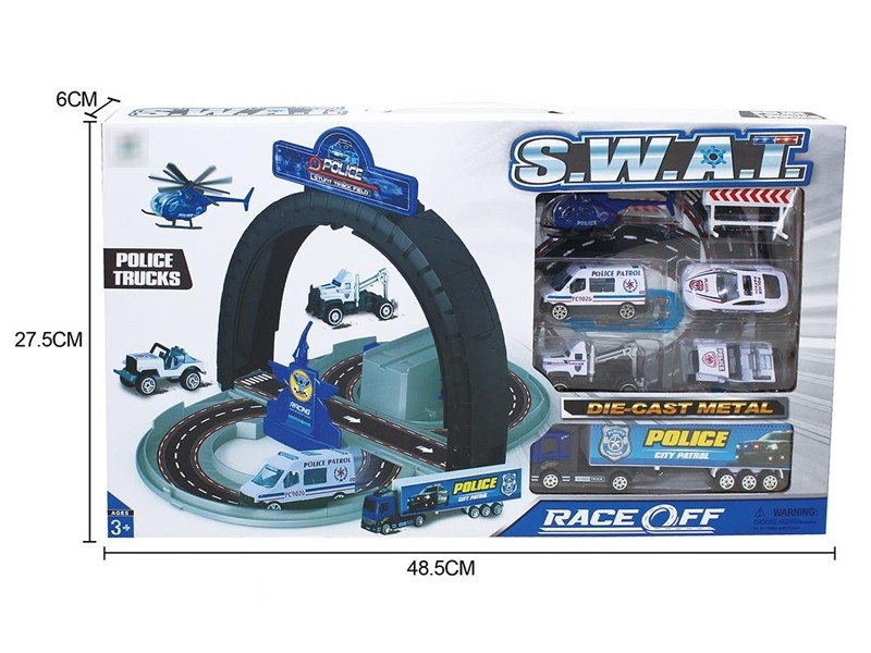 POLICE PARKING LOT SET - HP1184389