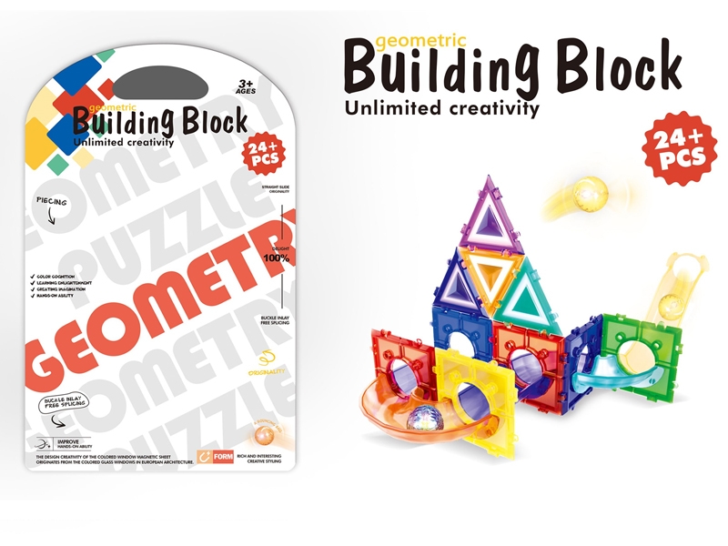 MAGNETIC BUILDING BLOCKS 24PCS - HP1184711