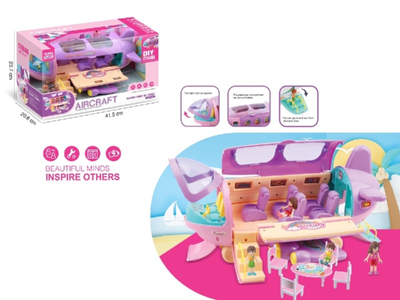 AIRCRAFT W/FASHION  DOLL & ACCESSORIES - HP1185001