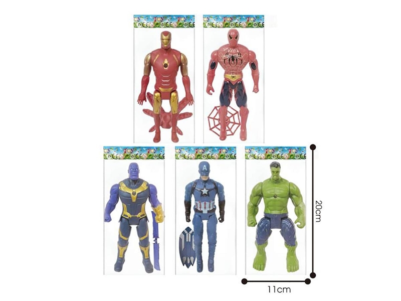 16CM THE AVENGERS W/LIGHT,5ASST - HP1185944