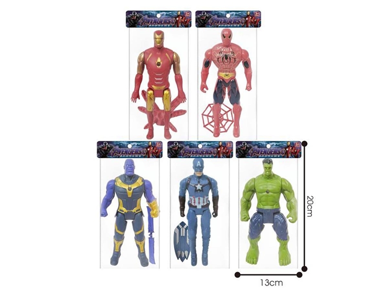 16CM THE AVENGERS W/LIGHT,5ASST - HP1185945