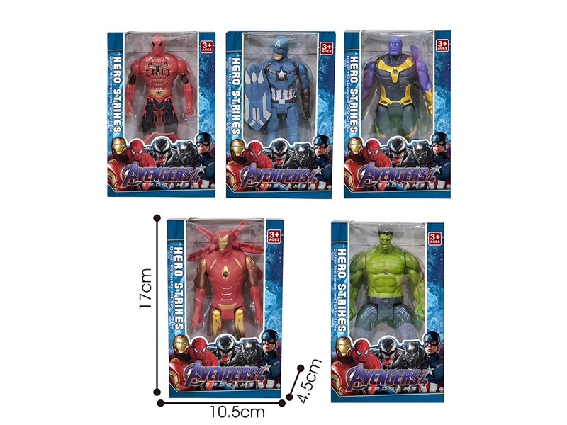 16CM THE AVENGERS W/LIGHT,5ASST - HP1185950