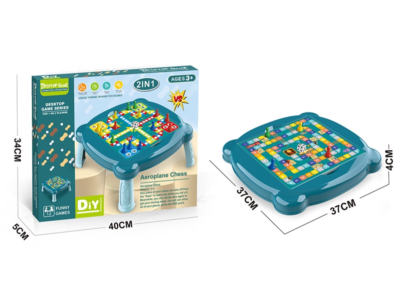 2 IN 1 CHESS TABLE GAME - HP1186974
