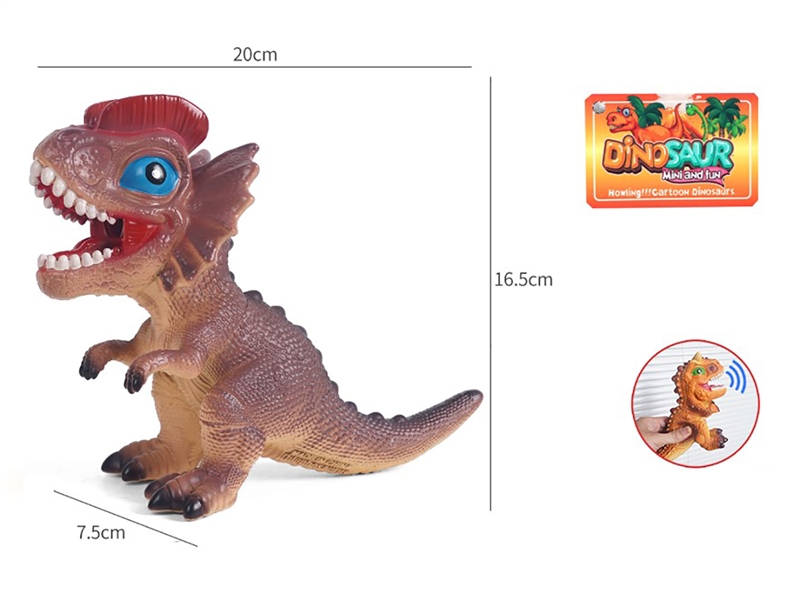 VINYL DINOSAUR W/WHISTLE,8ASST - HP1187413