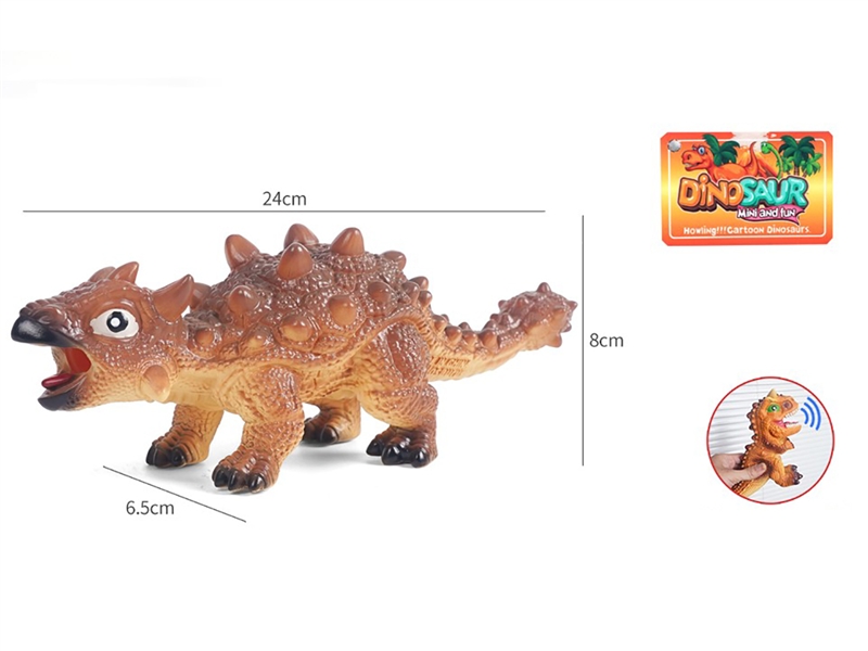 VINYL DINOSAUR W/WHISTLE,8ASST - HP1187419