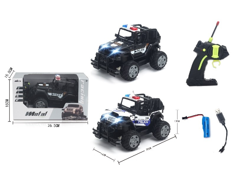 1：20四通合金警车（三面开门) - HP1188170