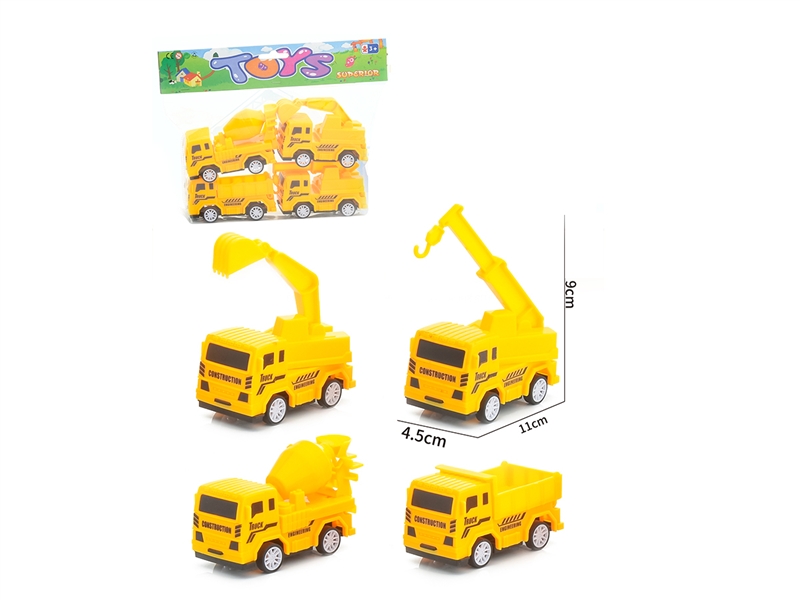 PULL BACK CONSTRUCTION TRUCK 4ASST - HP1188189