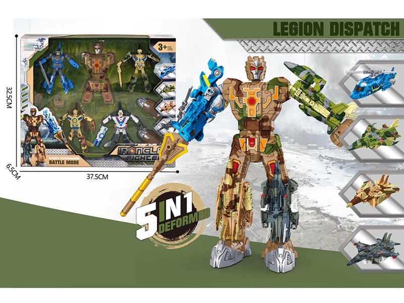 5 IN 1 TRANSFORMED ROBOT - HP1188414