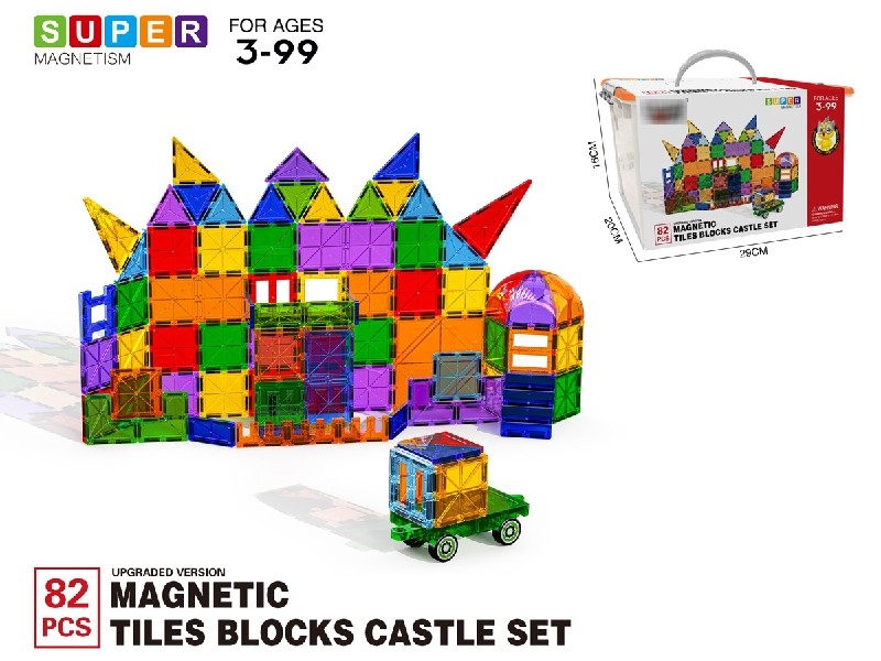 MAGNETIC BUILDING BLOCKS 82PCS - HP1188673