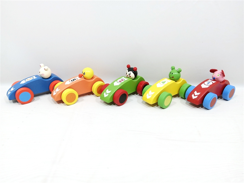 WOODEN ASSEMBLE CAR,5ASST - HP1189019