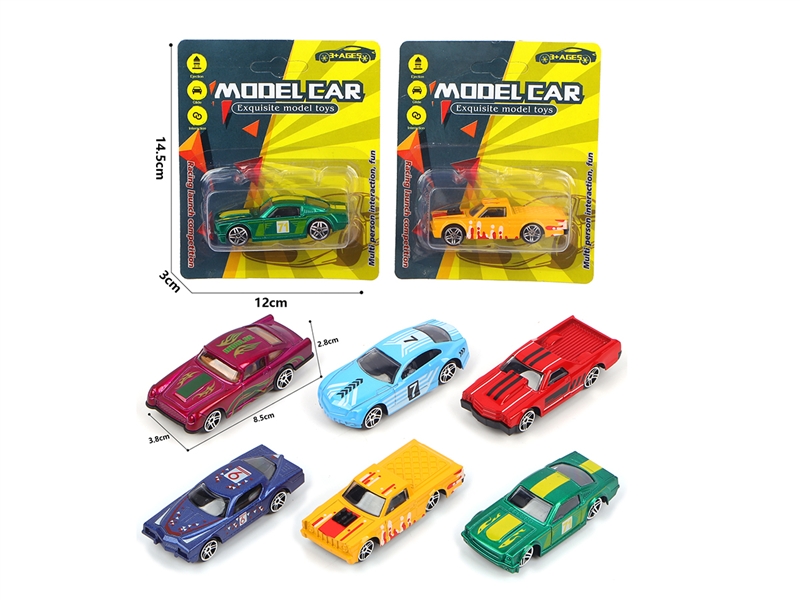1:50 PULL BACK DIE CAST CAR,6ASST - HP1189435
