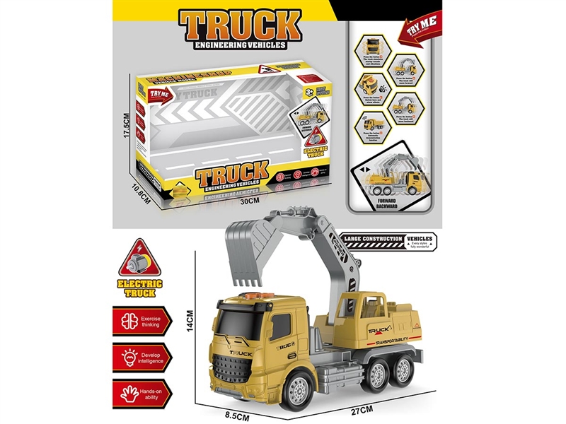 1:16 B/O CONSTRUCTION CAR W/LIGHT & MUSIC - HP1189735