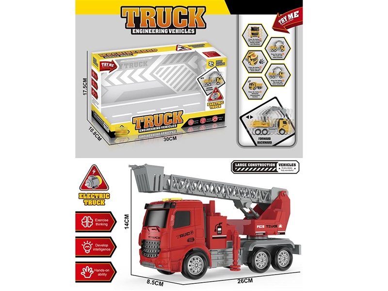 1:16 B/O FIRE TRUCK W/LIGHT & MUSIC - HP1189744