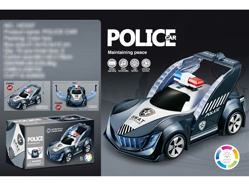 B/O BUMP & GO TRANSFORMER CAR W/LIGHT & MUSIC - HP1189918