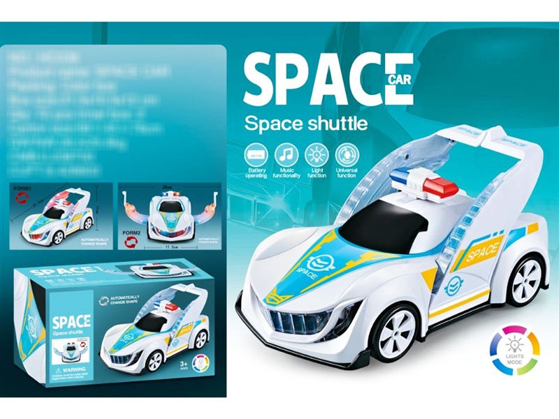 B/O BUMP & GO TRANSFORMER CAR W/LIGHT & MUSIC - HP1189919