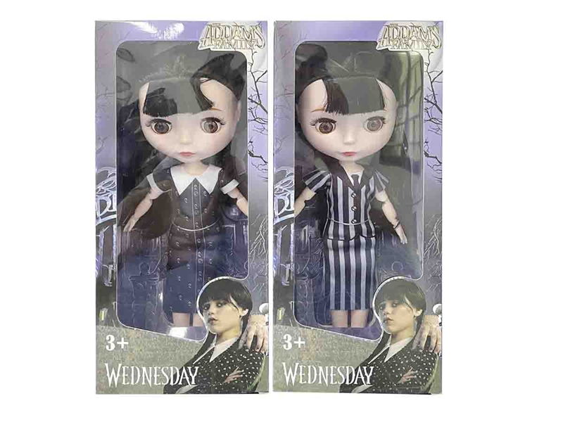 新款10寸4D眼实身小布美剧
星期三亚当斯的一家
WednesdayAddams娃娃 - HP1190062