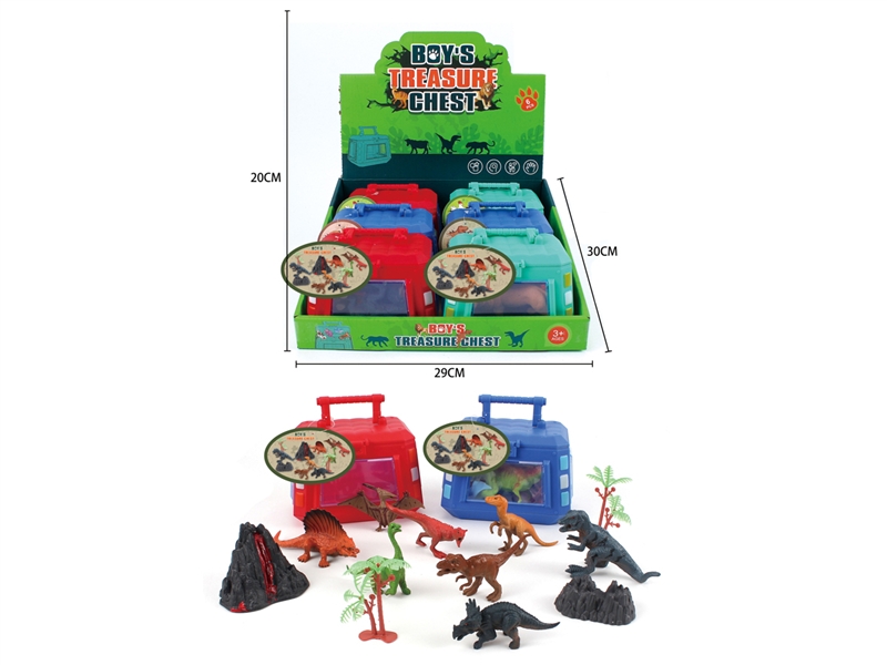 DINOSAUR SET , 6PCS/DISPLAY BOX - HP1190111