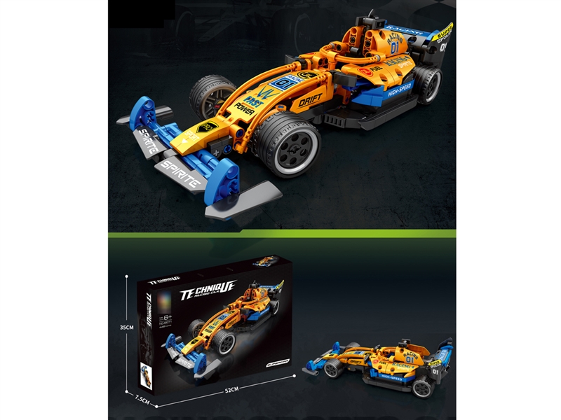 PULL BACK BUILDING BLOCKS CAR 448PCS - HP1190311