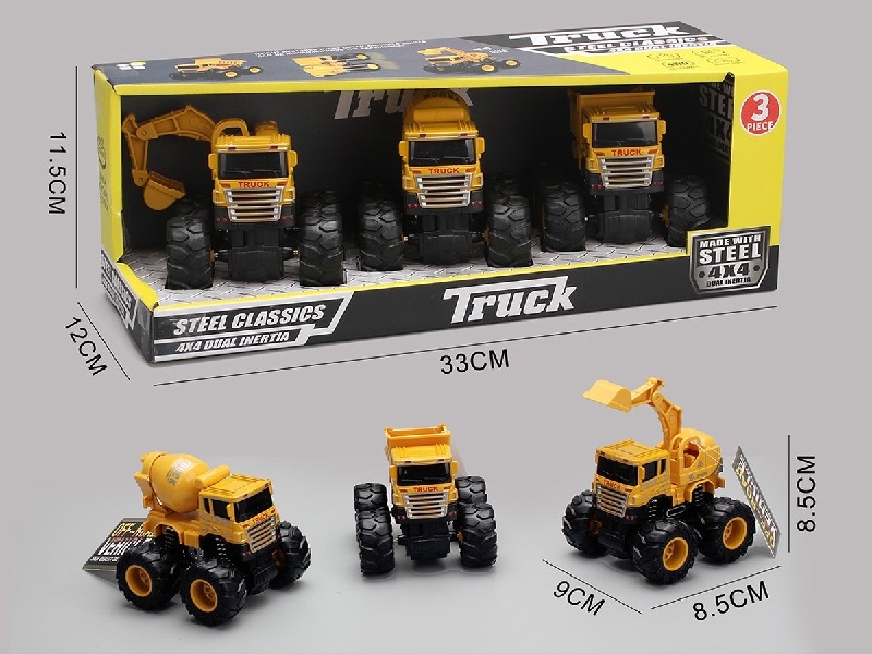 FRICTION DIE-CAST CONSTRUCTION TRUCK - HP1190368